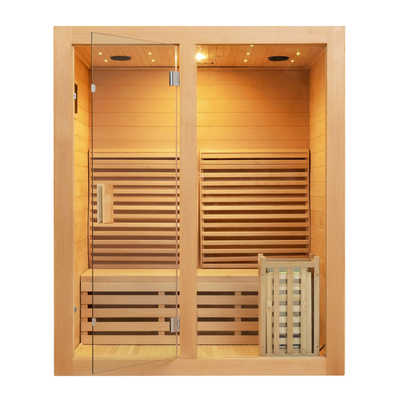 حمامات البخار الكندية الشوكران Ozone Saunas في الهواء الطلق وغرفة البخار لمركز المنتجع الصحي