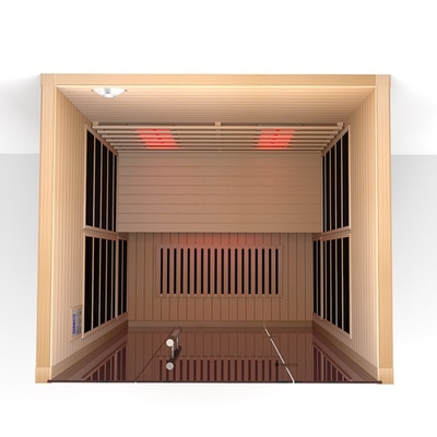 Hemlock / Red Cedar داخلي 2 شخص بالأشعة تحت الحمراء ساونا للمنزل
