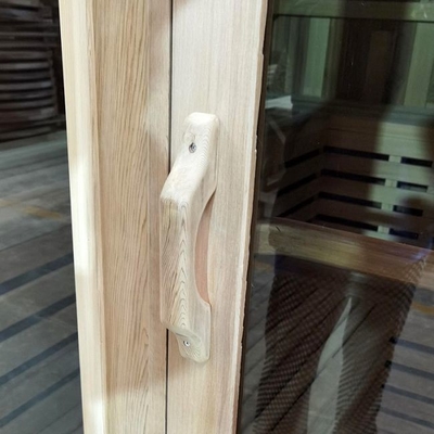 6000W Hemlock موقد سخان مكعب شكل بخار جاف ساونا خارج خشبية