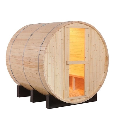 Hemlock Wood Home Commerical Outdoor Tradtional Steam Bar Sauna 6 Person