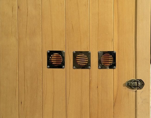 الصفحة الرئيسية الصغيرة الخشبية التقليدية بخار 2 شخص ساونا مع موقد كهربائي 3KW