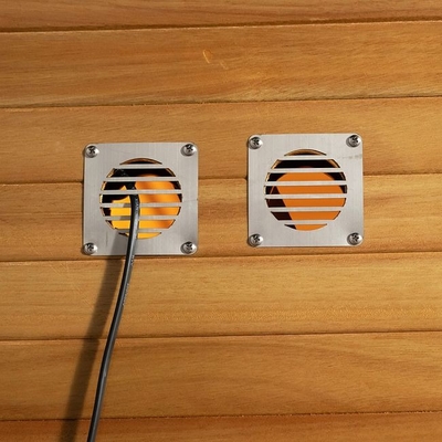 OEM &amp; ODM ساونا جافة خشبية في الهواء الطلق مع موقد كهربائي 9KW