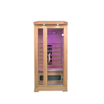 مستطيلة الشكل Hemlock Home Sauna Room 8mm زجاج مقسى ضمان لمدة سنة