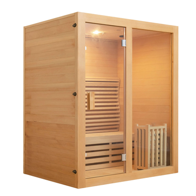 حمامات البخار الكندية الشوكران Ozone Saunas في الهواء الطلق وغرفة البخار لمركز المنتجع الصحي