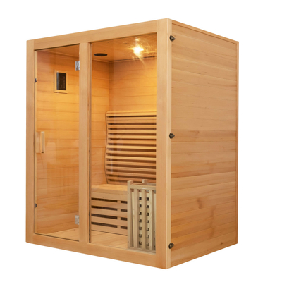 حمامات البخار الكندية الشوكران Ozone Saunas في الهواء الطلق وغرفة البخار لمركز المنتجع الصحي