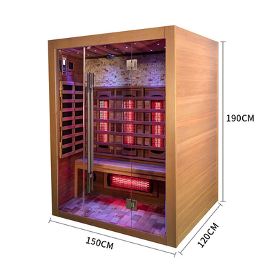 ODM الشوكران Home Canadian Spa Sauna ساونا صحية مشعة لشخصين